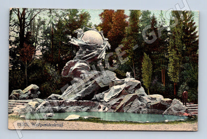 Pohlednice Bern Weltpostdenkmal Švýcarsko 1904 (M15904)