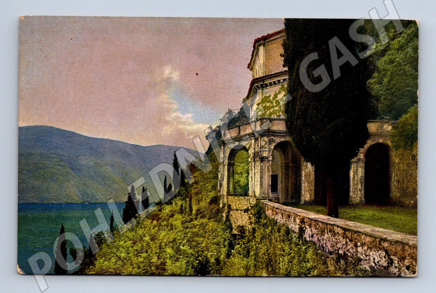Pohlednice Lago di Lugano Morcote historická (M15907)