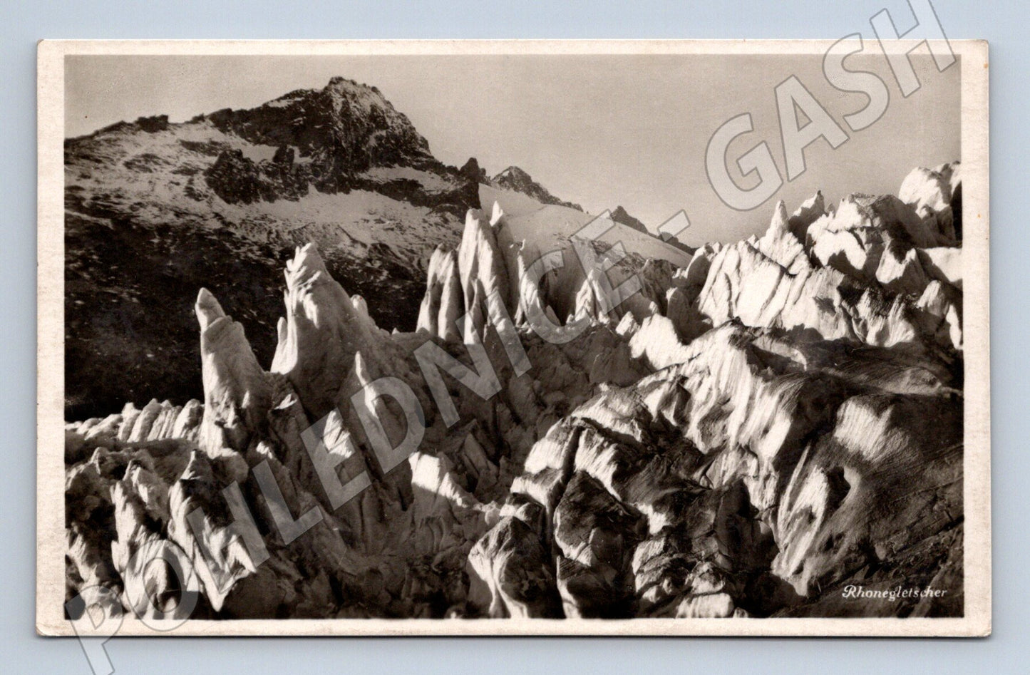 Pohlednice Rhonegletscher Brienz Schild Bichsel (M15928)