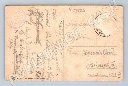 Pohlednice Rheinfall noční scéna Švýcarsko (M15933)