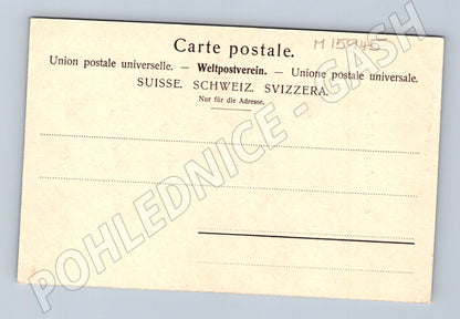 Pohlednice Pontresina Pont Otta Alpský most (M15945)