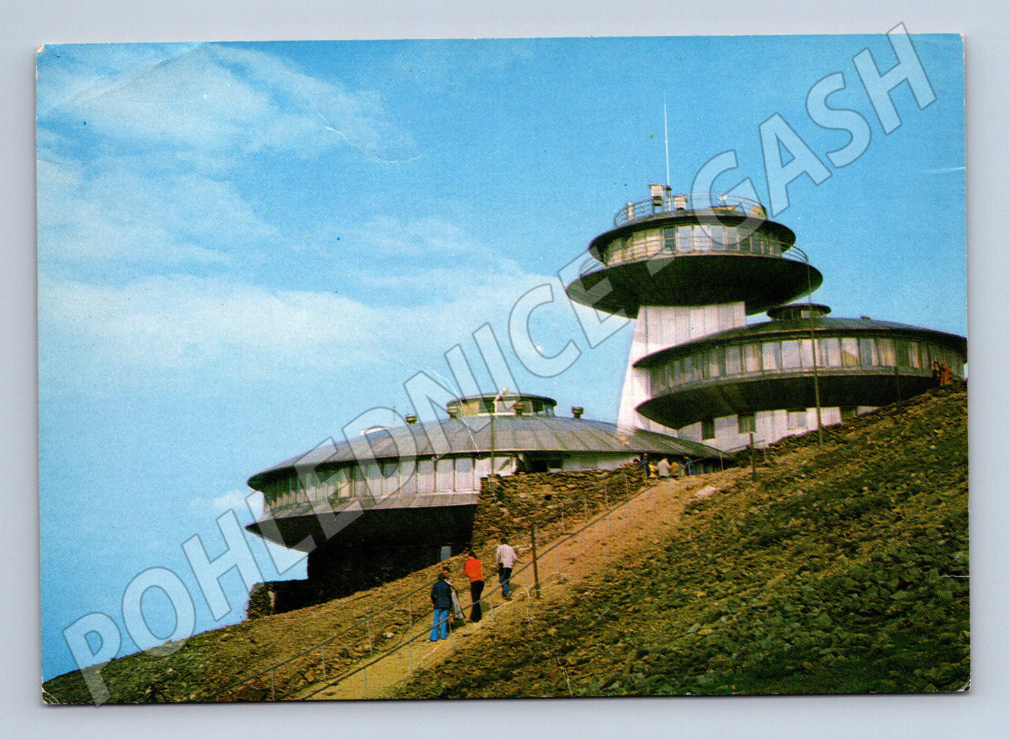 Pohlednice Karkonosze Sněżka meteorologická observatoř chata (M15952)