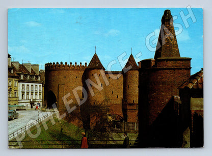 Pohlednice Varšava Barbakán Prachová věž 1986 (M15960)