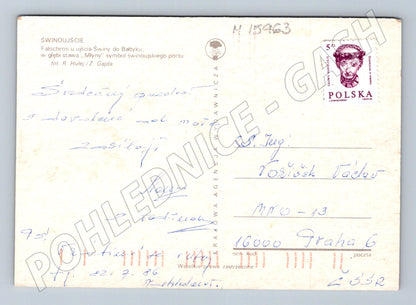 Pohlednice Świnoujście maják Polsko 1986 (M15963)