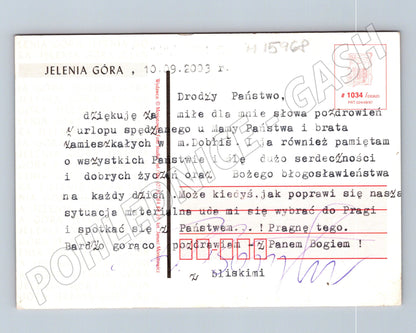 Pohlednice Jelenia Góra Polsko 2003 (M15968)