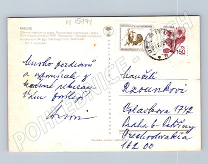 Pohlednice Mielno Polsko více pohledů (M15971)