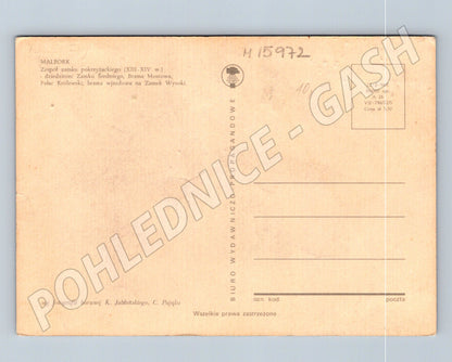 Pohlednice Malbork hrad Polsko 60. léta (M15972)