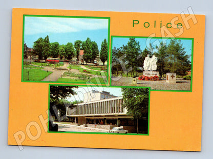Pohlednice Police Polsko město památník (M15974)