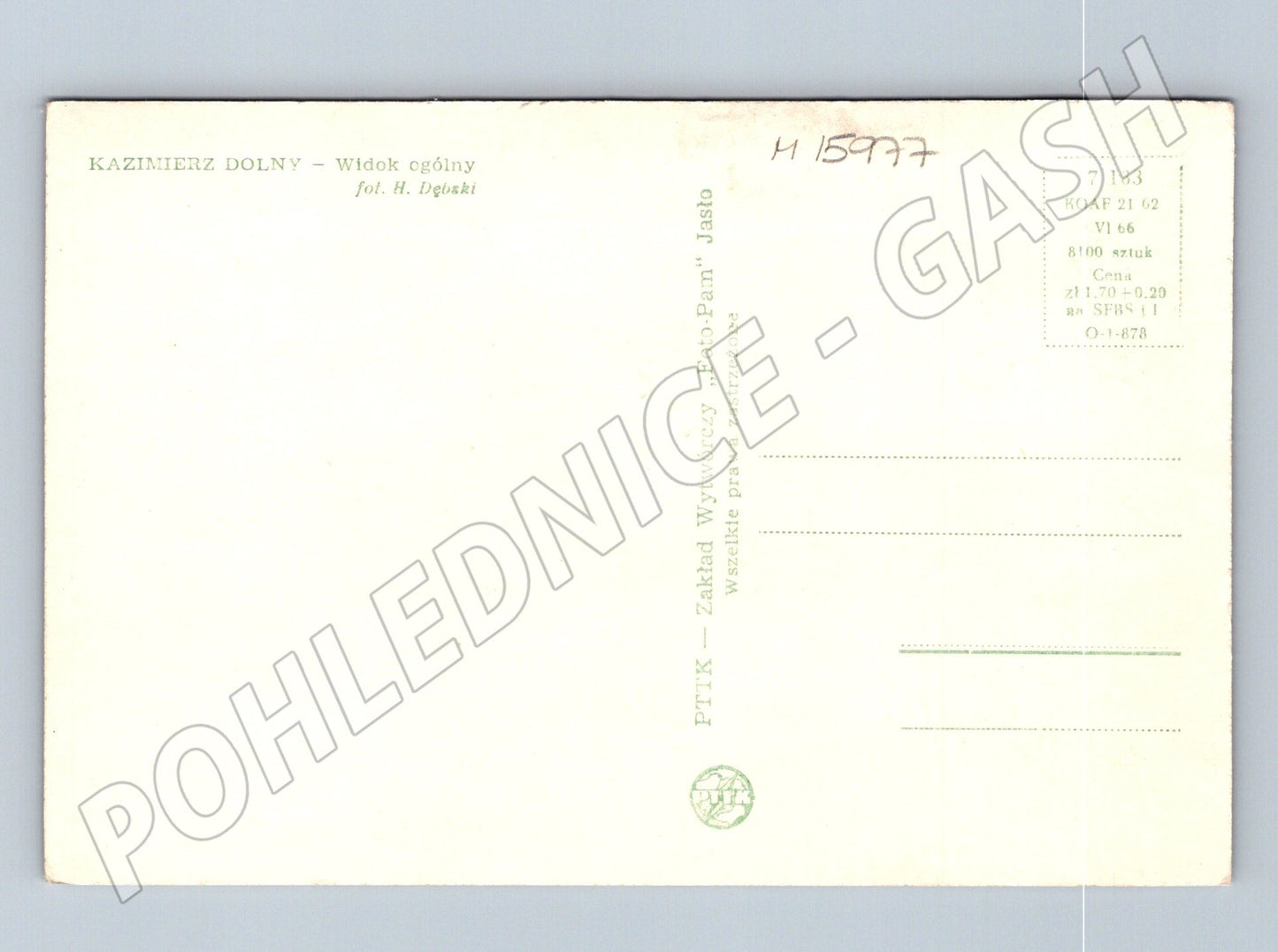 Pohlednice Kazimierz Dolny hrad kostel Polsko (M15977)