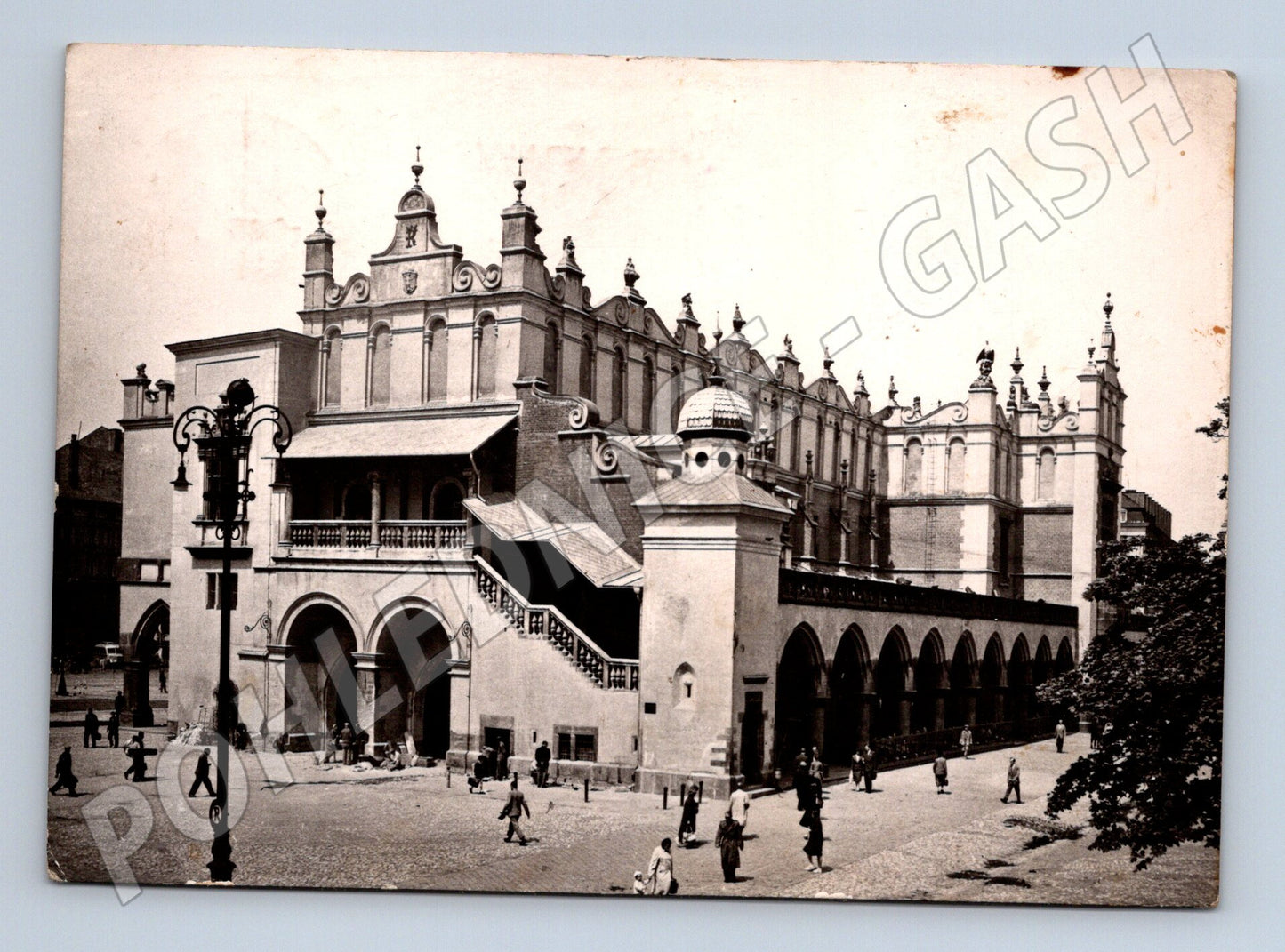 Pohlednice Krakov Sukiennice vytištěná známka (M15979)