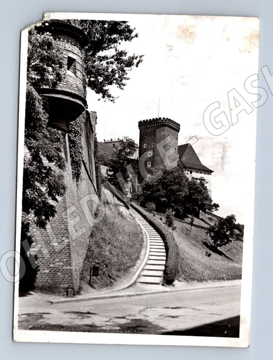 Pohlednice Kraków Wawel fragment zámku 1960 (M15982)