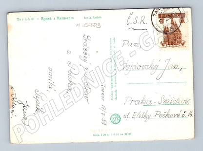 Pohlednice Tarnów Rynek radnice Polsko (M15983)