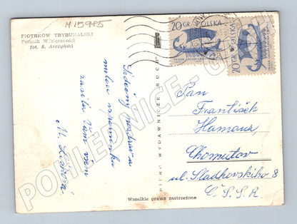 Pohlednice Piotrków Trybunalski Pomník vděčnosti (M15985)