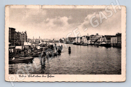 Pohlednice Stettin přístav lodě 1943 (M15990)