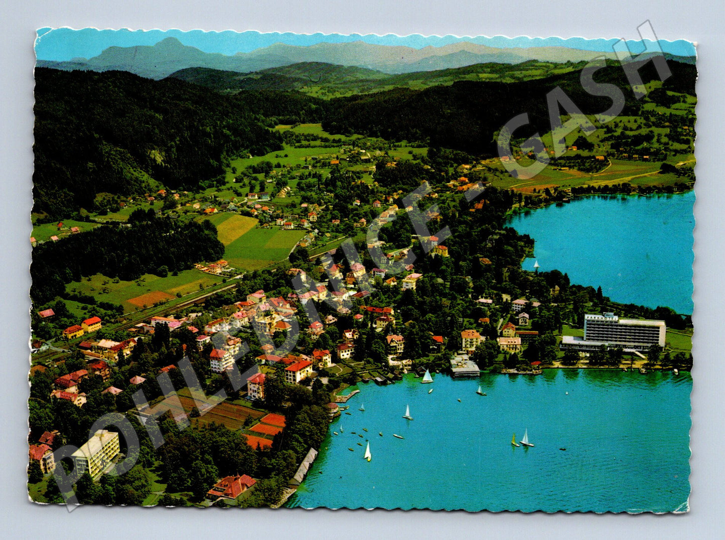 Pohlednice Pörtschach am Wörthersee letecký pohled (M16005)