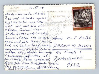 Pohlednice Pörtschach am Wörthersee letecký pohled (M16005)