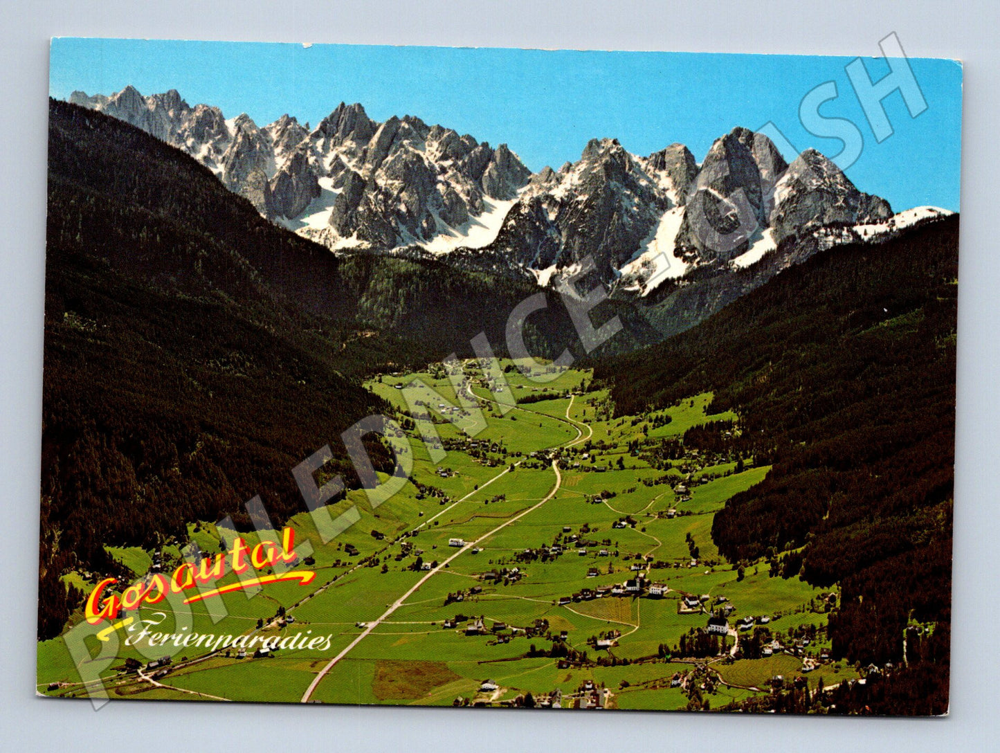 Pohlednice Gosautal Gosaukamm Alpy (M16011)