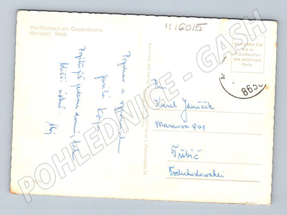 Pohlednice Mariazell bazilika Rakousko (M16015)