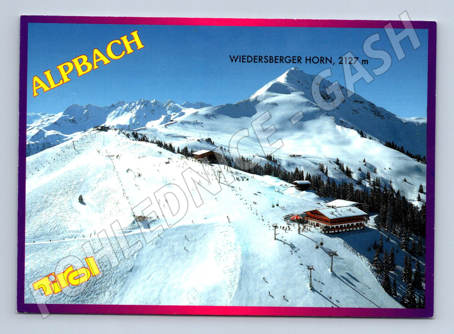 Pohlednice Alpbach Tirol lyžařské středisko (M16026)