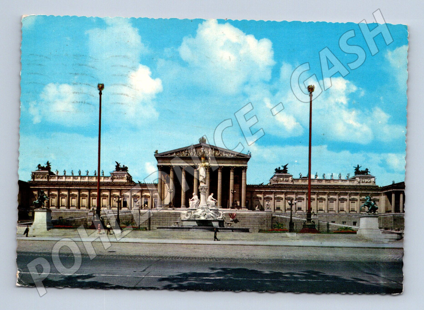 Pohlednice Vídeň parlament 1968 (M16030)
