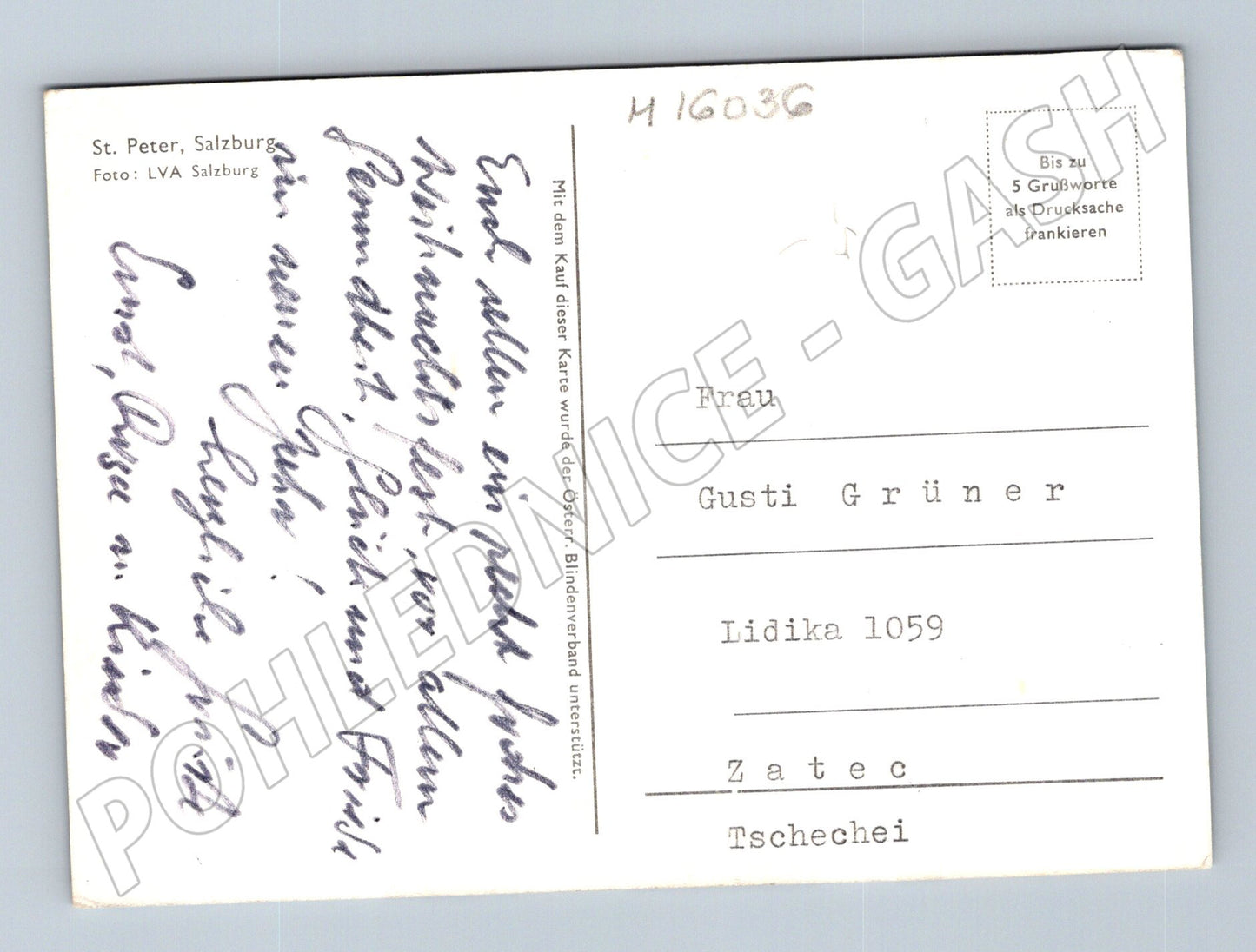 Pohlednice Salzburg zimní pohled (M16036)