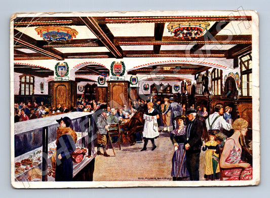 Pohlednice Salzburg Pitter Keller restaurace (M16037)