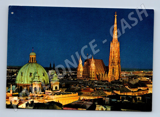 Pohlednice Vídeň panorama Stephansdom (M16040)