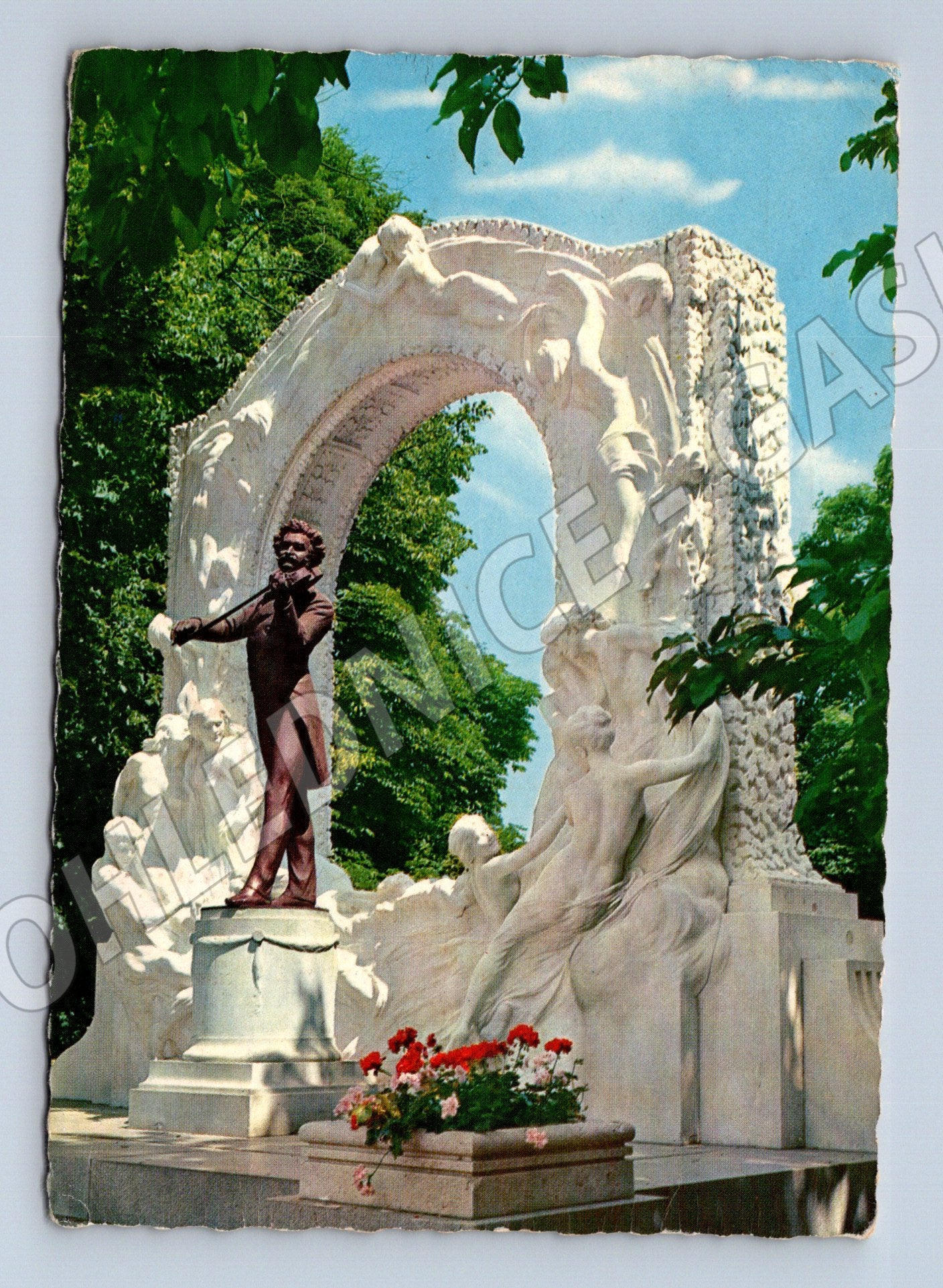 Pohlednice Johann Strauss pomník Vídeň (M16042)