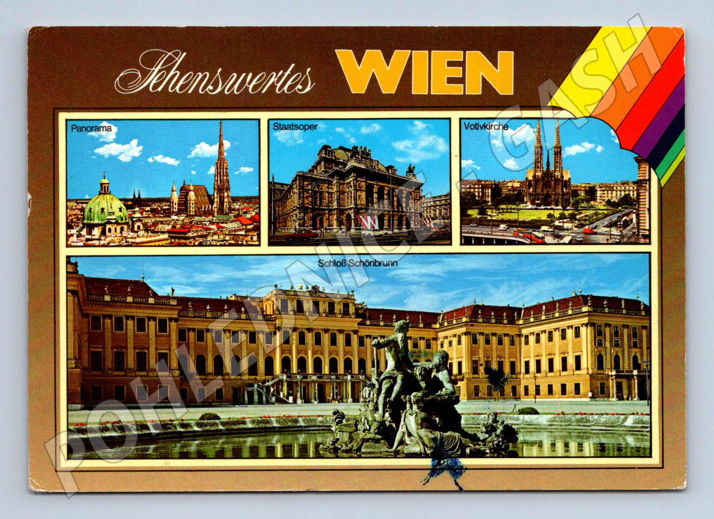 Pohlednice Vídeň Schönbrunn Staatsoper panorama (M16048)