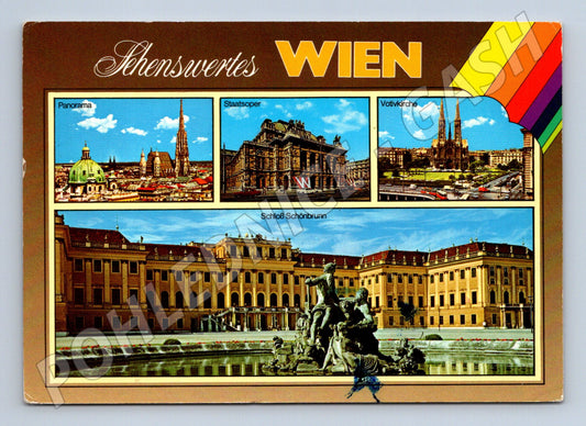 Pohlednice Vídeň Schönbrunn Staatsoper panorama (M16048)