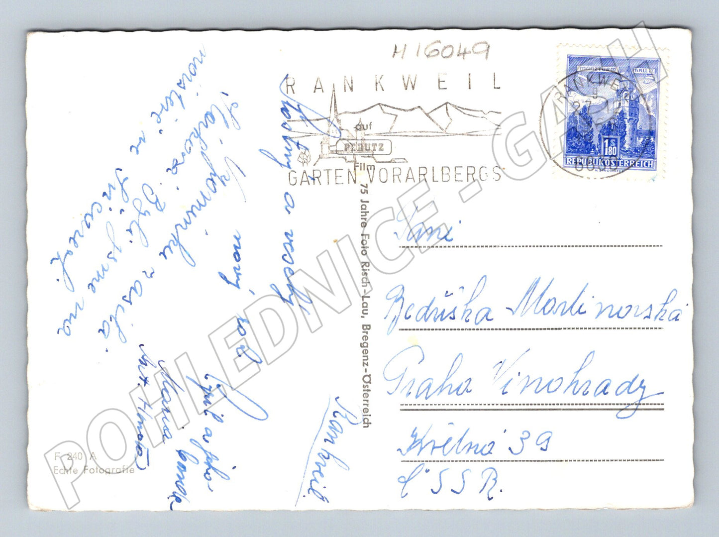 Pohlednice Westliche Silvretta Rakousko (M16049)