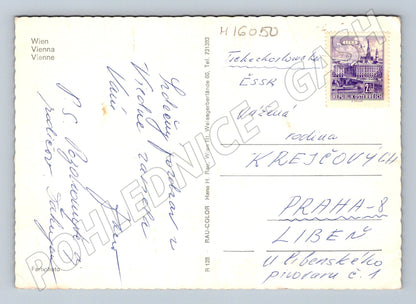 Pohlednice Gruss aus Wien Vídeň Rakousko více záběrů (M16050)