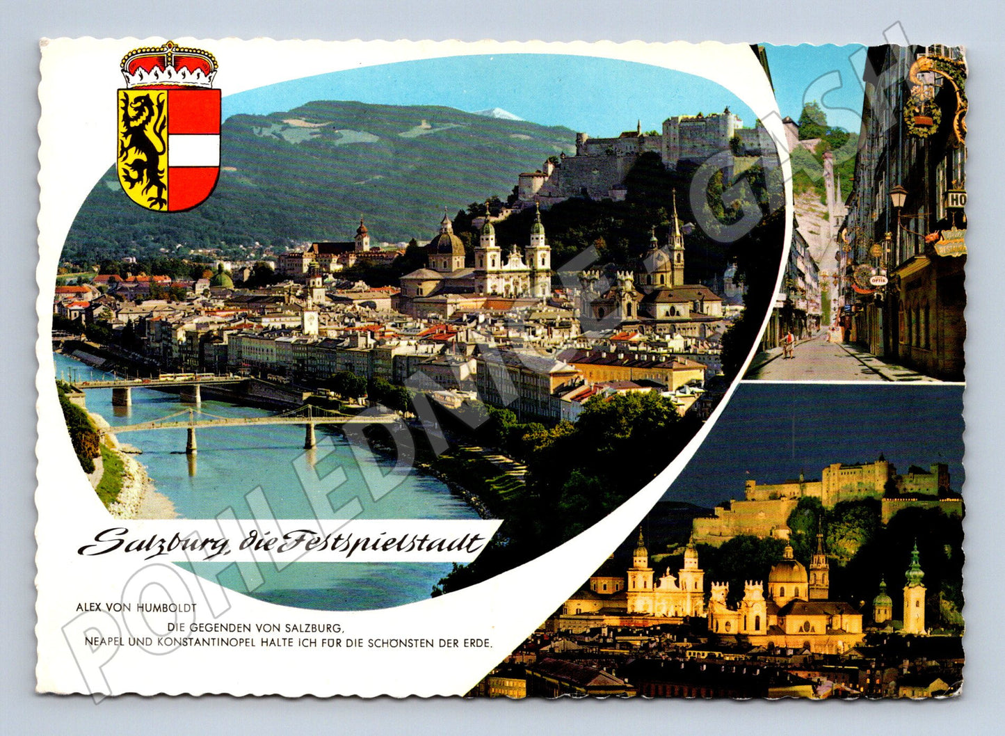 Pohlednice Salzburg město festivalů Rakousko více fotografií (M16053)