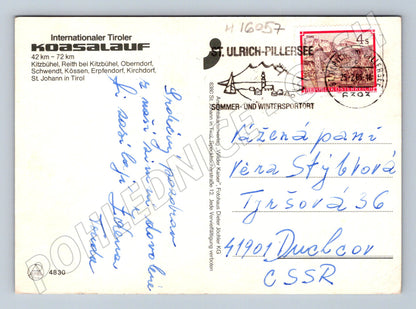 Pohlednice Koasalauf běžkařský závod Tyrolsko Rakousko (M16057)