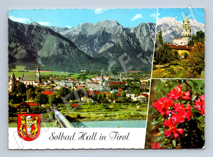Pohlednice Solbad Hall in Tirol Rakousko alpská krajina (M16060)