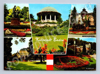 Pohlednice Baden bei Wien lázeňské město Rakousko (M16062)