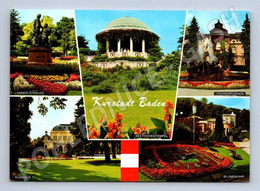 Pohlednice Baden bei Wien lázeňské město Rakousko (M16062)