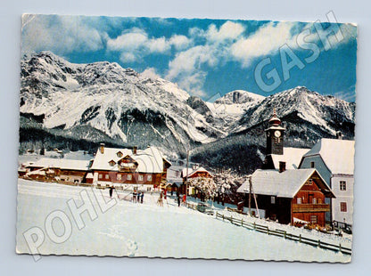Pohlednice Ramsau am Dachstein zimní Rakousko (M16071)