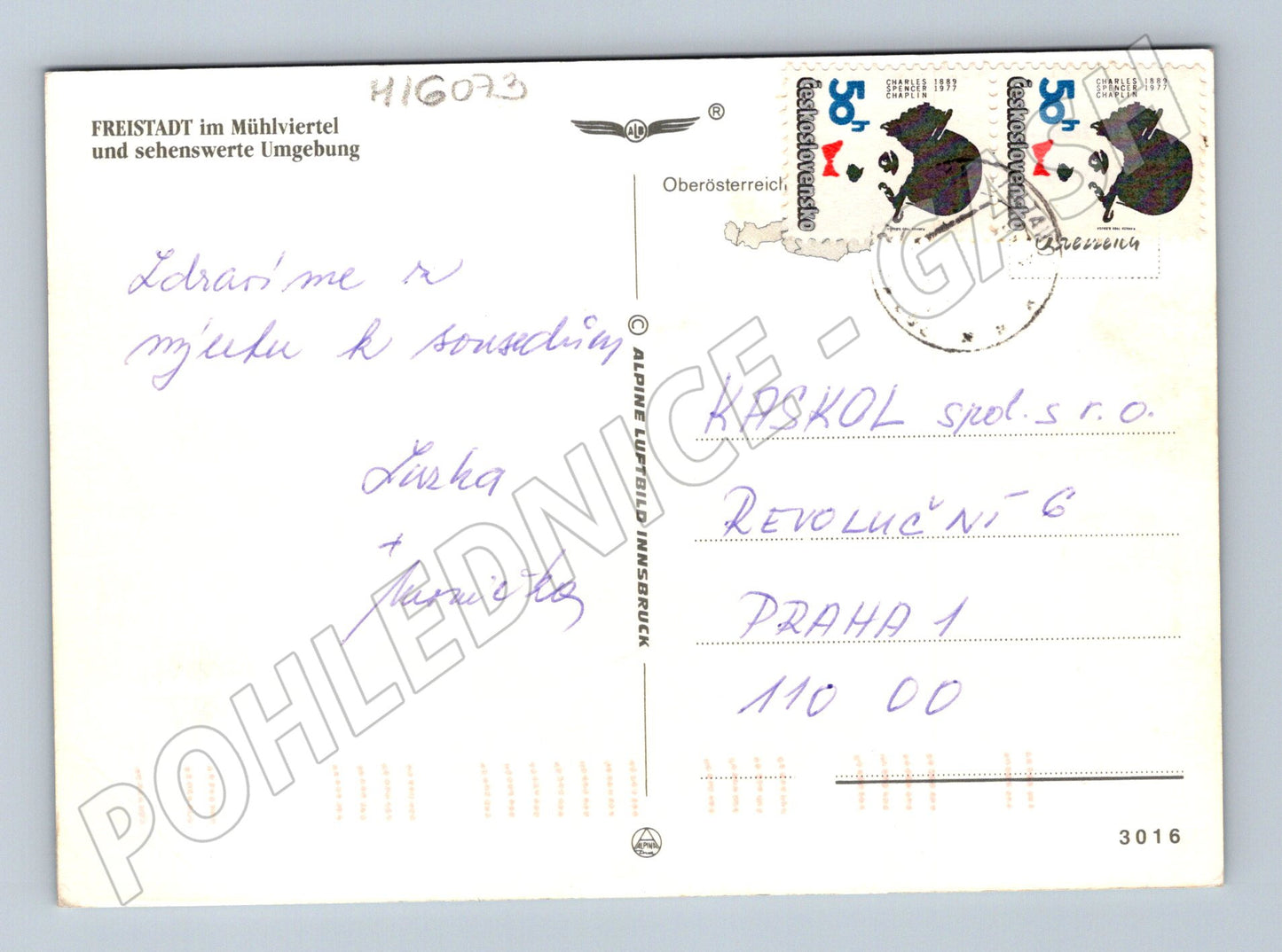 Pohlednice Freistadt mit Umgebung Rakousko více motivů (M16073)