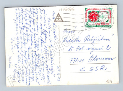 Pohlednice Serfaus Tyrolsko zimní Alpy lanovka 1983 (M16076)