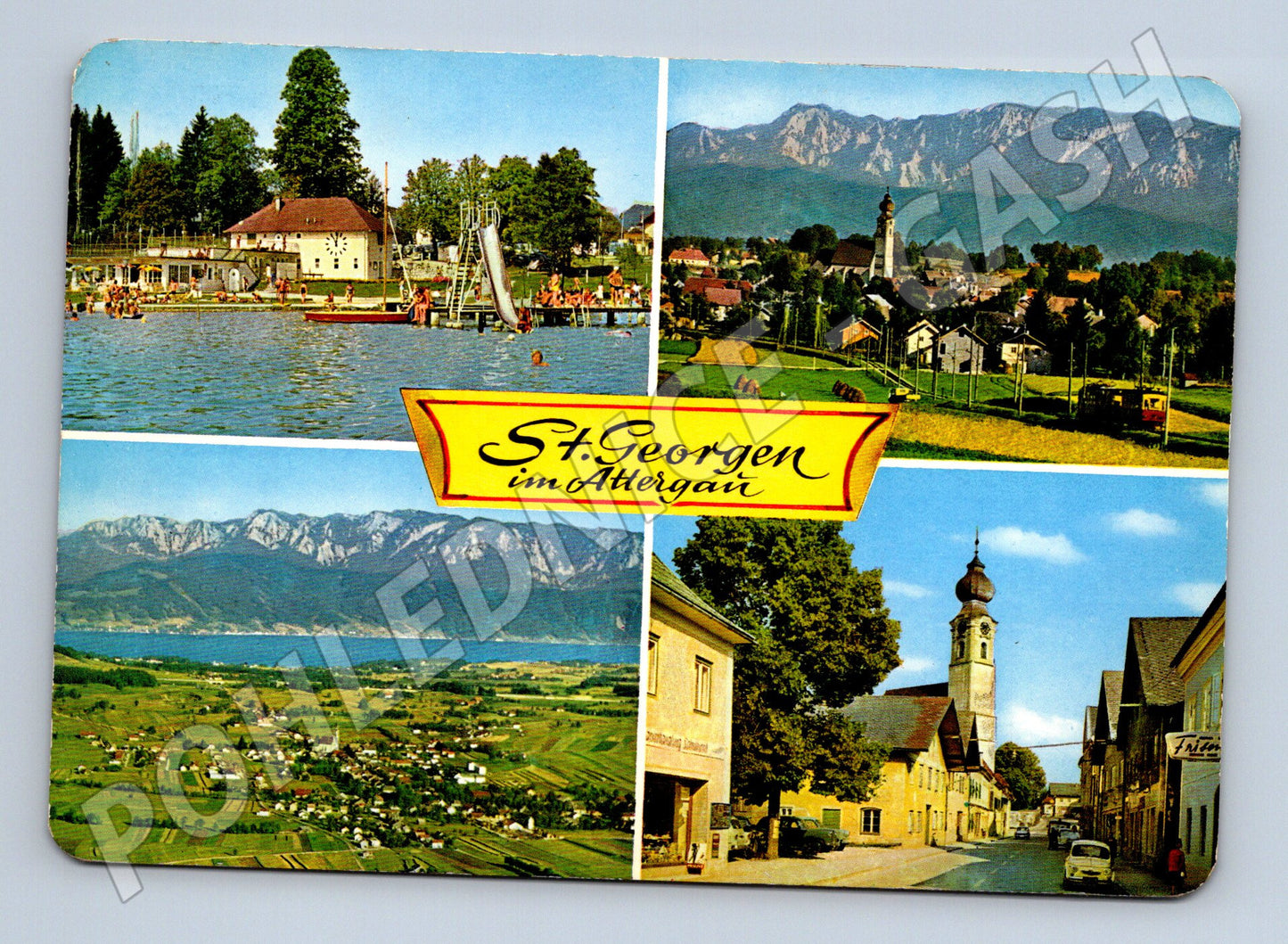 Pohlednice St Georgen im Attergau Salzkammergut 1972 (M16078)