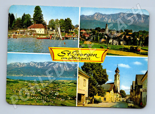 Pohlednice St Georgen im Attergau Salzkammergut 1972 (M16078)