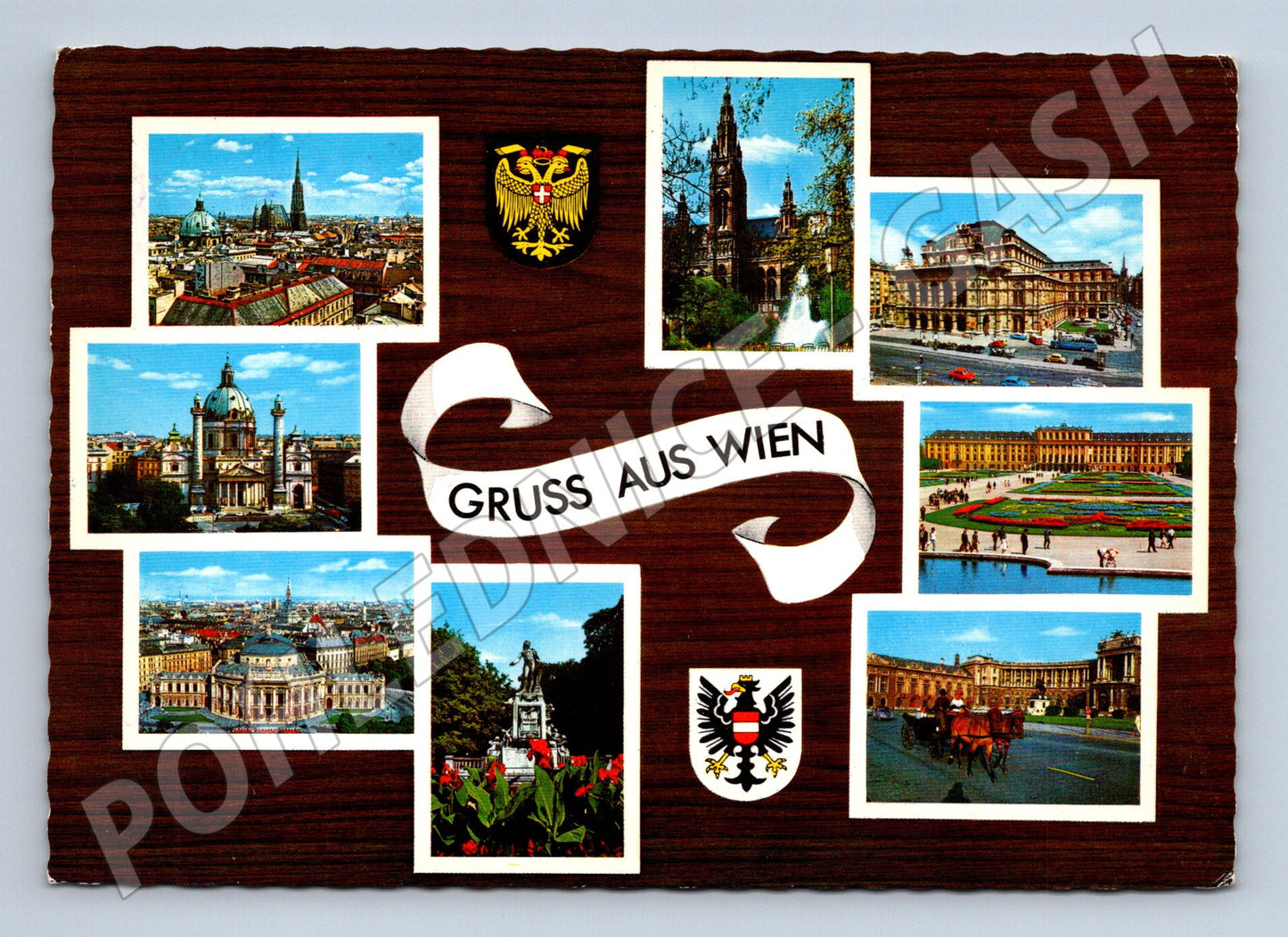 Pohlednice Vídeň Gruss aus Wien Rakousko 1973 (M16081)