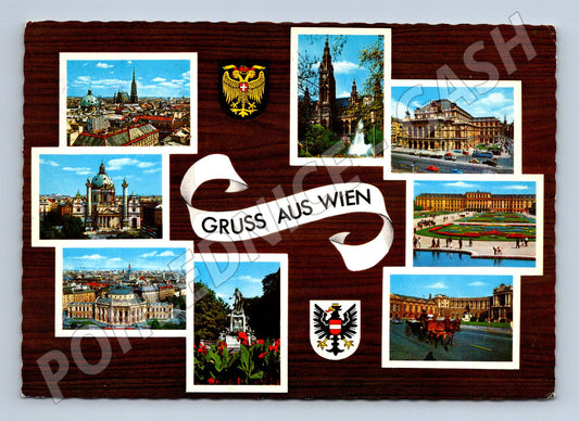 Pohlednice Vídeň Gruss aus Wien Rakousko 1973 (M16081)