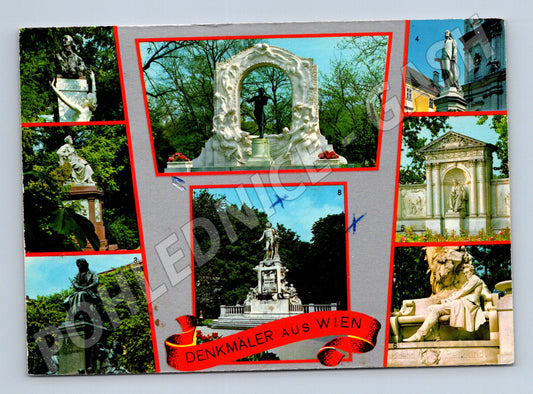 Pohlednice Vídeň památníky slavných Denkmäler aus Wien (M16084)