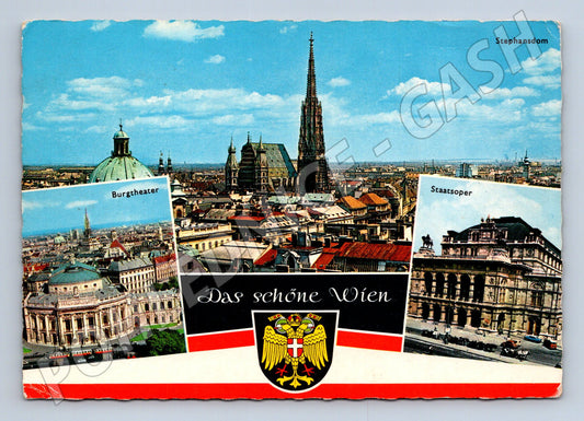 Pohlednice Vídeň Stephansdom Staatsoper Burgtheater (M16085)