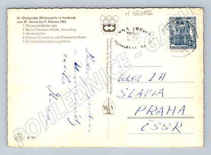 Pohlednice Innsbruck zimní olympijské hry 1964 (M16086)