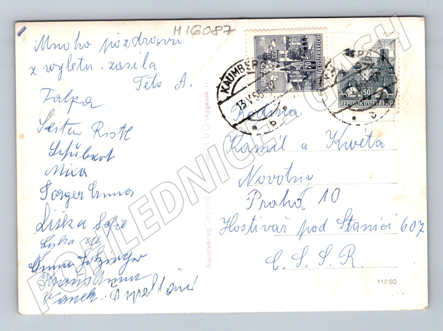 Pohlednice St Corona am Schöpfl Rakousko 1960 (M16087)