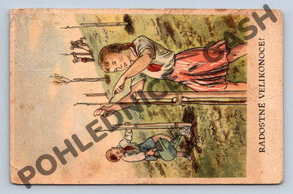 Pohlednice Radostné Velikonoce Jiří Krejčí (M1609)