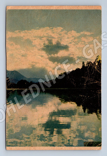 Pohlednice Korutany Abend am See Rakousko 1948 (M16091)